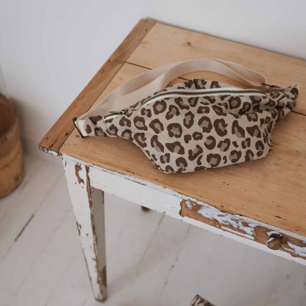 Sac banane - Leopard Naturel‎