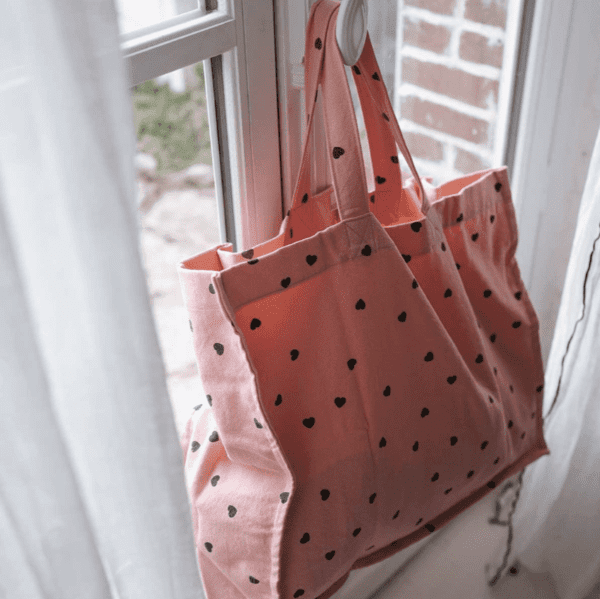 Sac Cabas Coeur - Strawberry