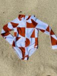 Maillot une pièce - Palombaggia géométrique Rusty - UPF 50+