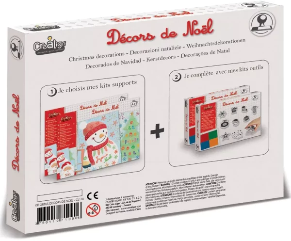 Kit outils tampons - Décors de Noël