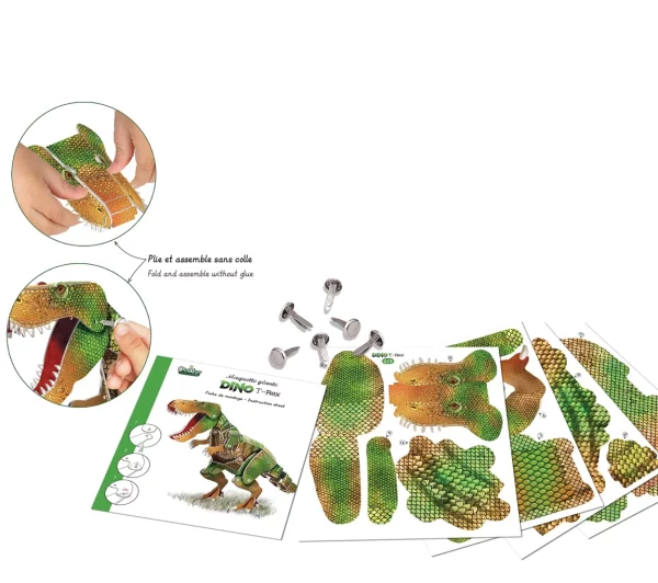 Coffret loisirs créatifs - Maquette géante dino T-rex