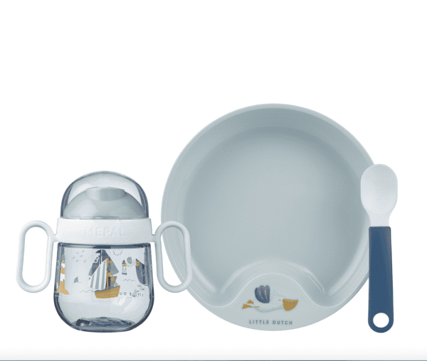 Coffret repas bébé mio Sailors Bay - Bleu