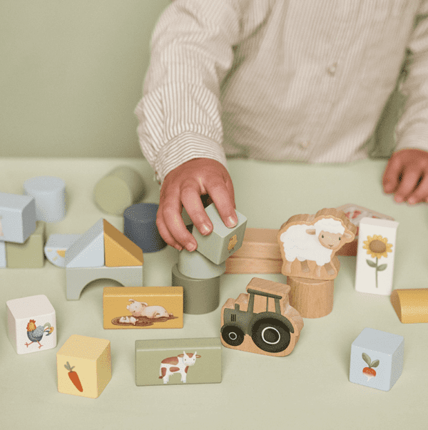 Blocs de construction en bois - Little Farm