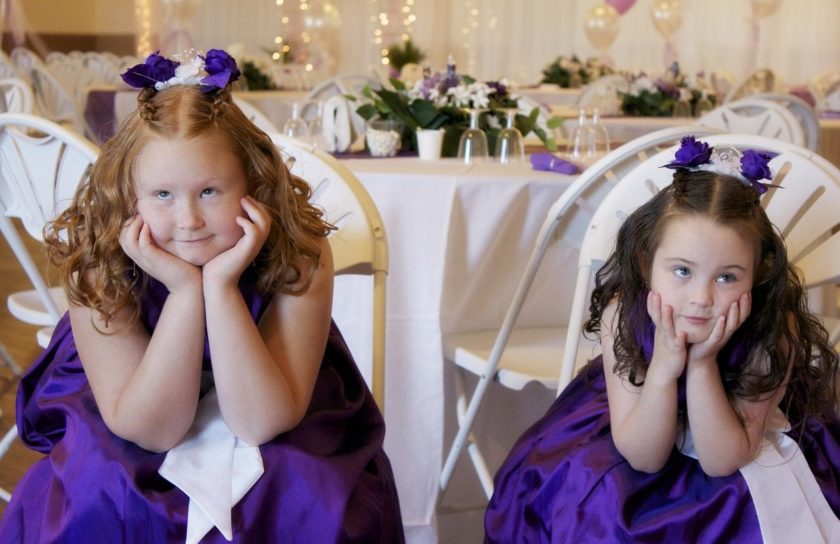 Enfants à un mariage